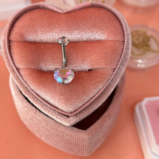 Piercing Ombligo Tornasol - Acero quirurgico