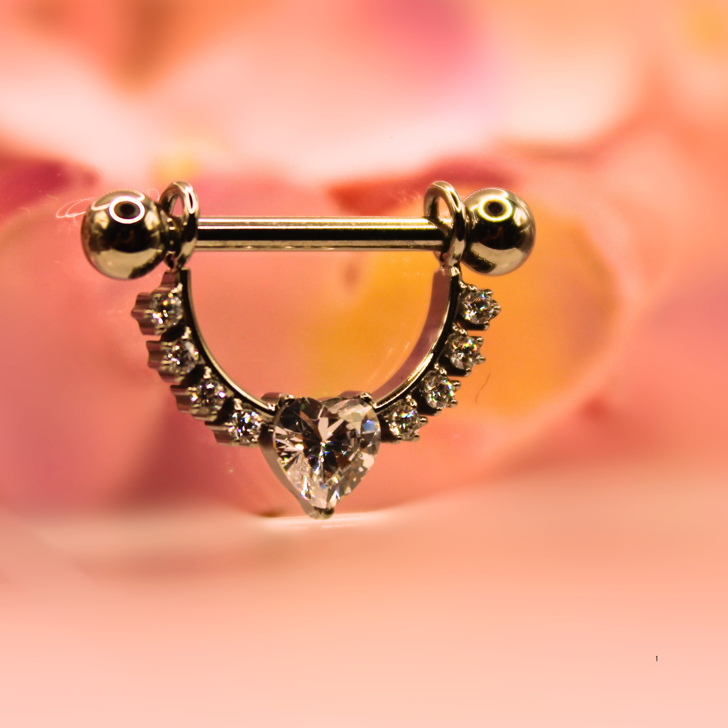 Nipple princesa - Titanio