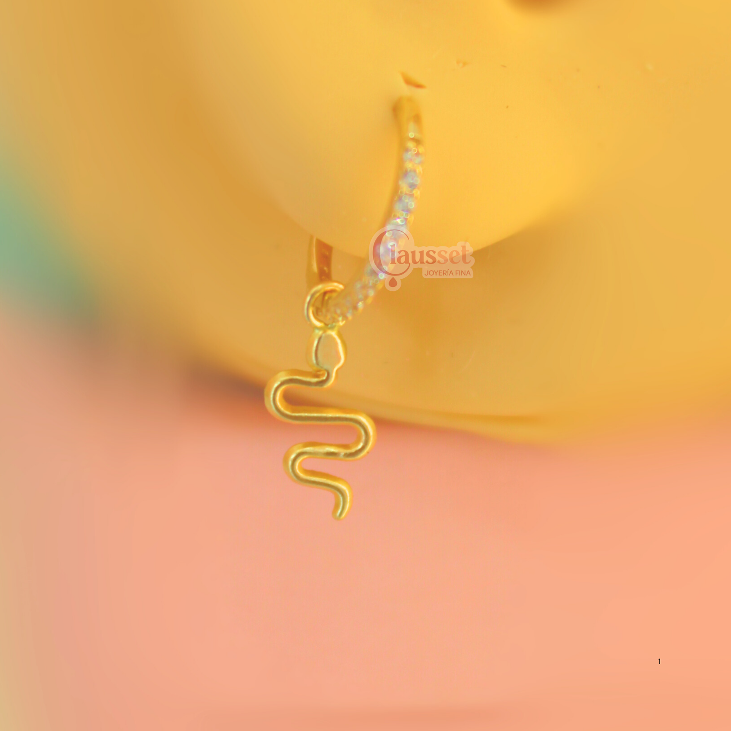 Charm serpiente - Oro 10k