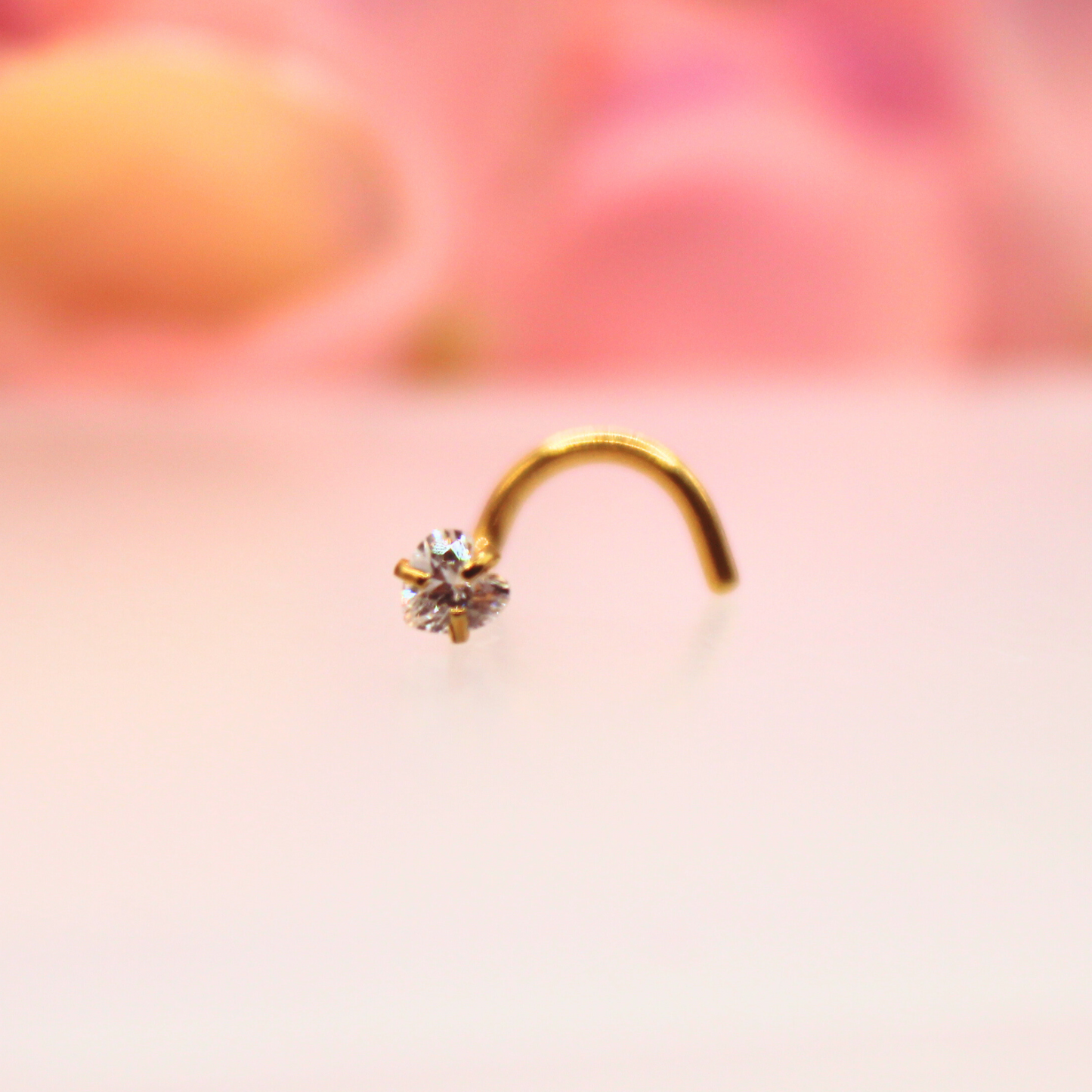 Pieza nostril ZIRCONIA corazón - Acero quirúrgico