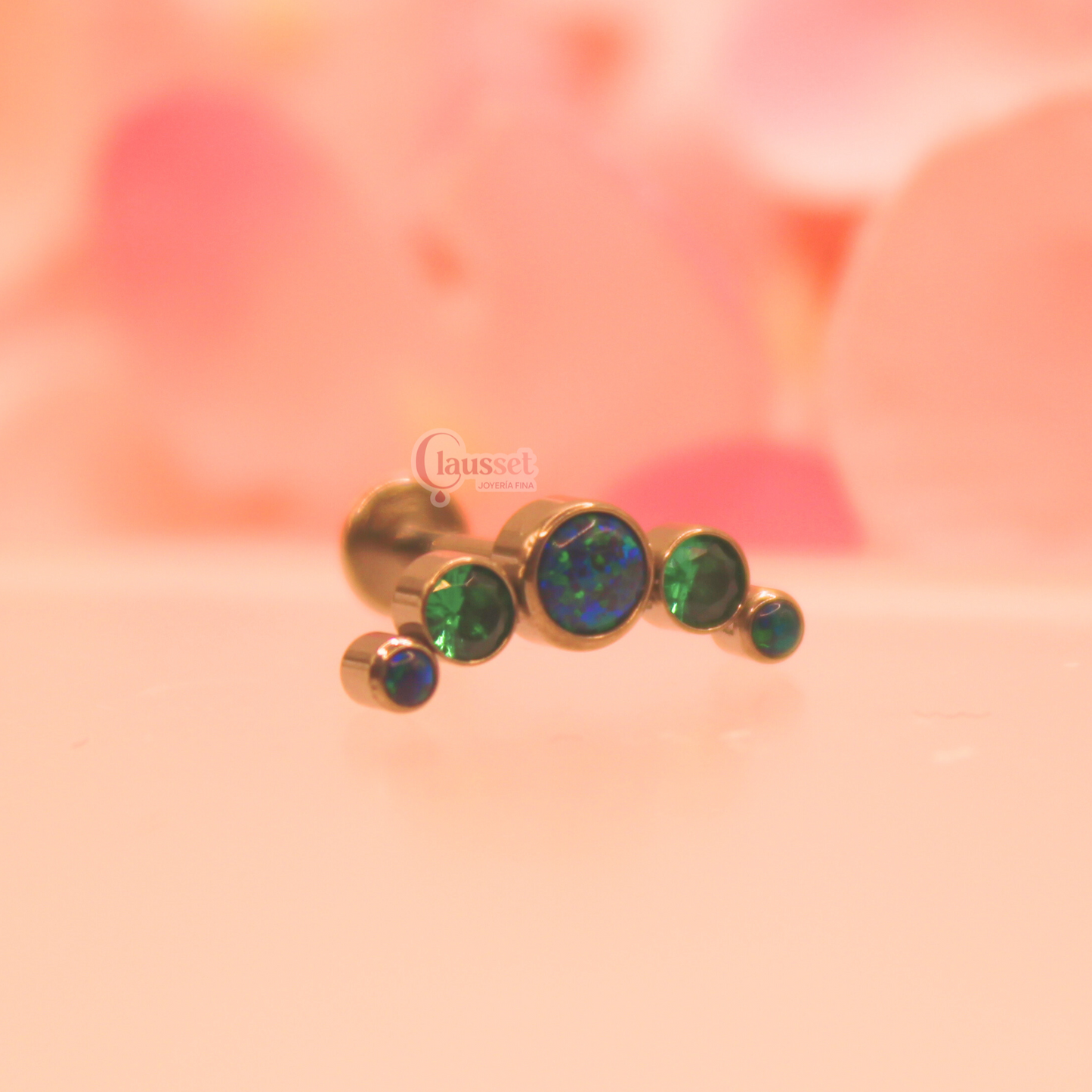 Labret 5 pastillas verde - Titanio