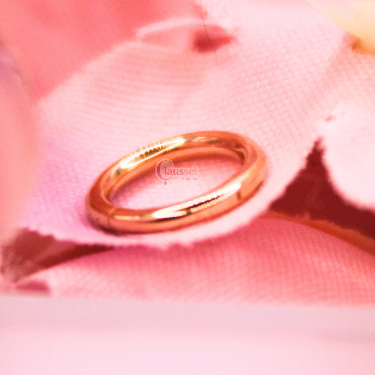 Aro clicker mini 5mm - Oro rosa