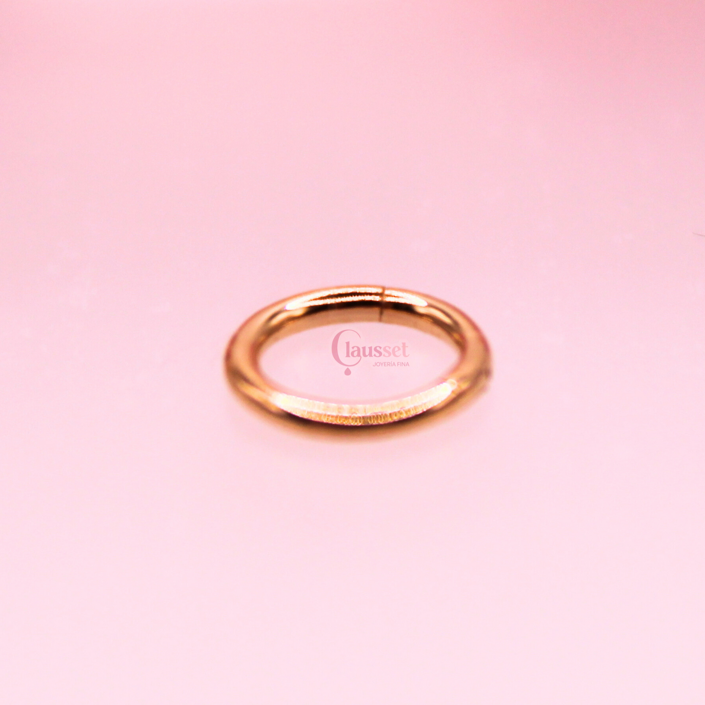 Aro clicker mini 5mm - Oro rosa