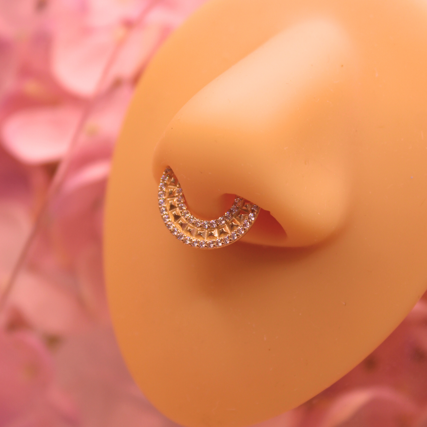 Aro Clicker Egipcio - Oro Solido 14k