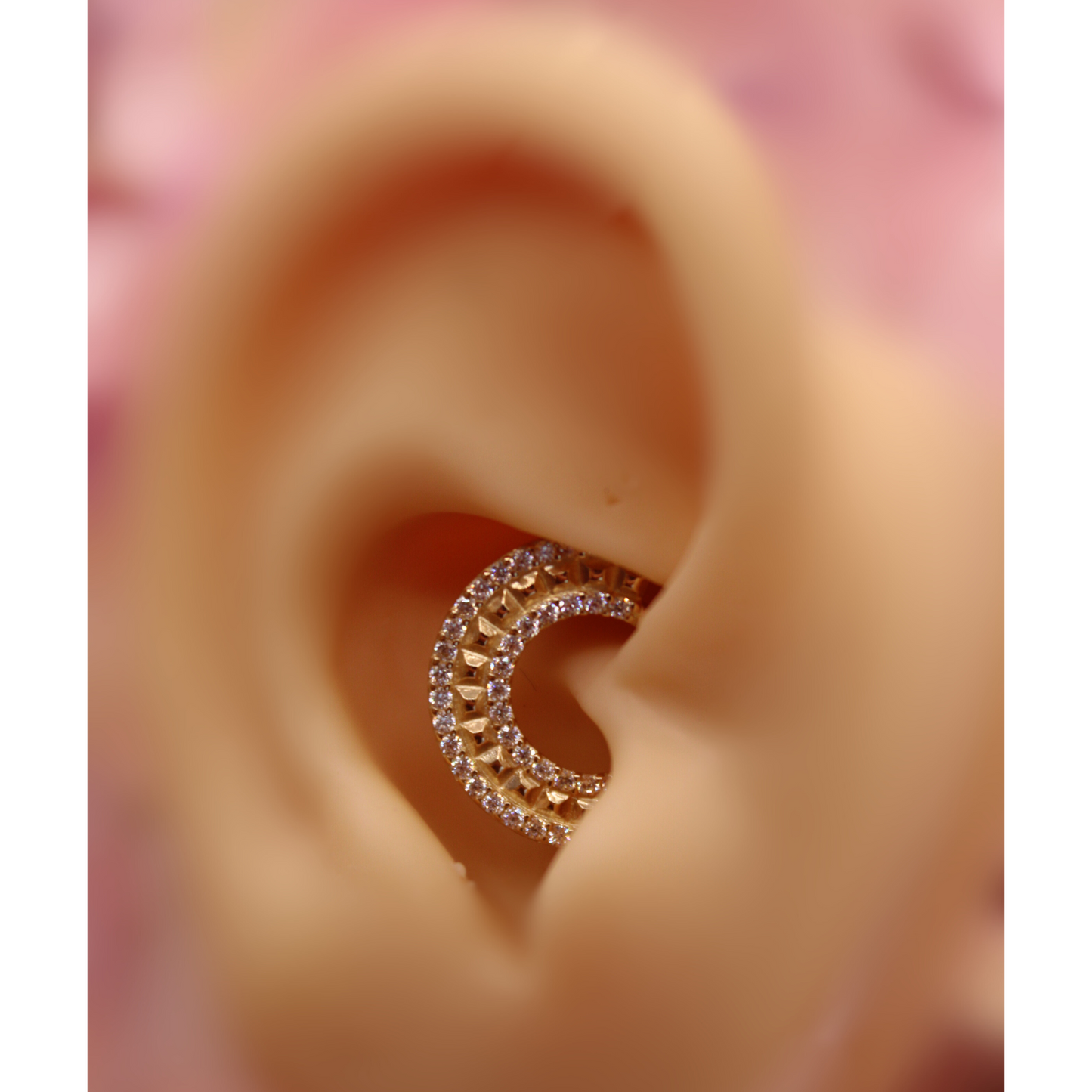 Aro Clicker Egipcio - Oro Solido 14k