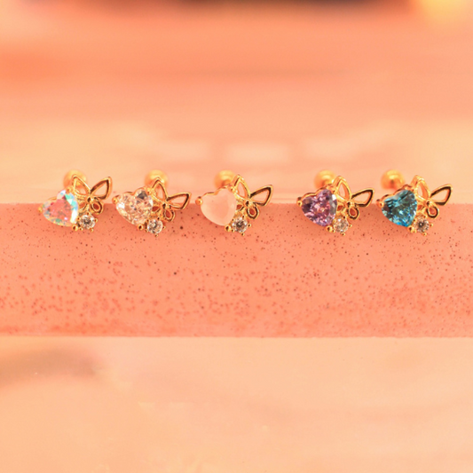 Broquel Mariposa Corazón