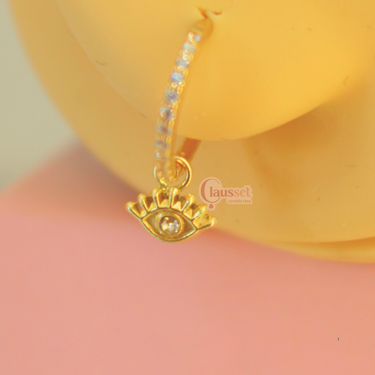 Charm ojo turco - Oro 10k