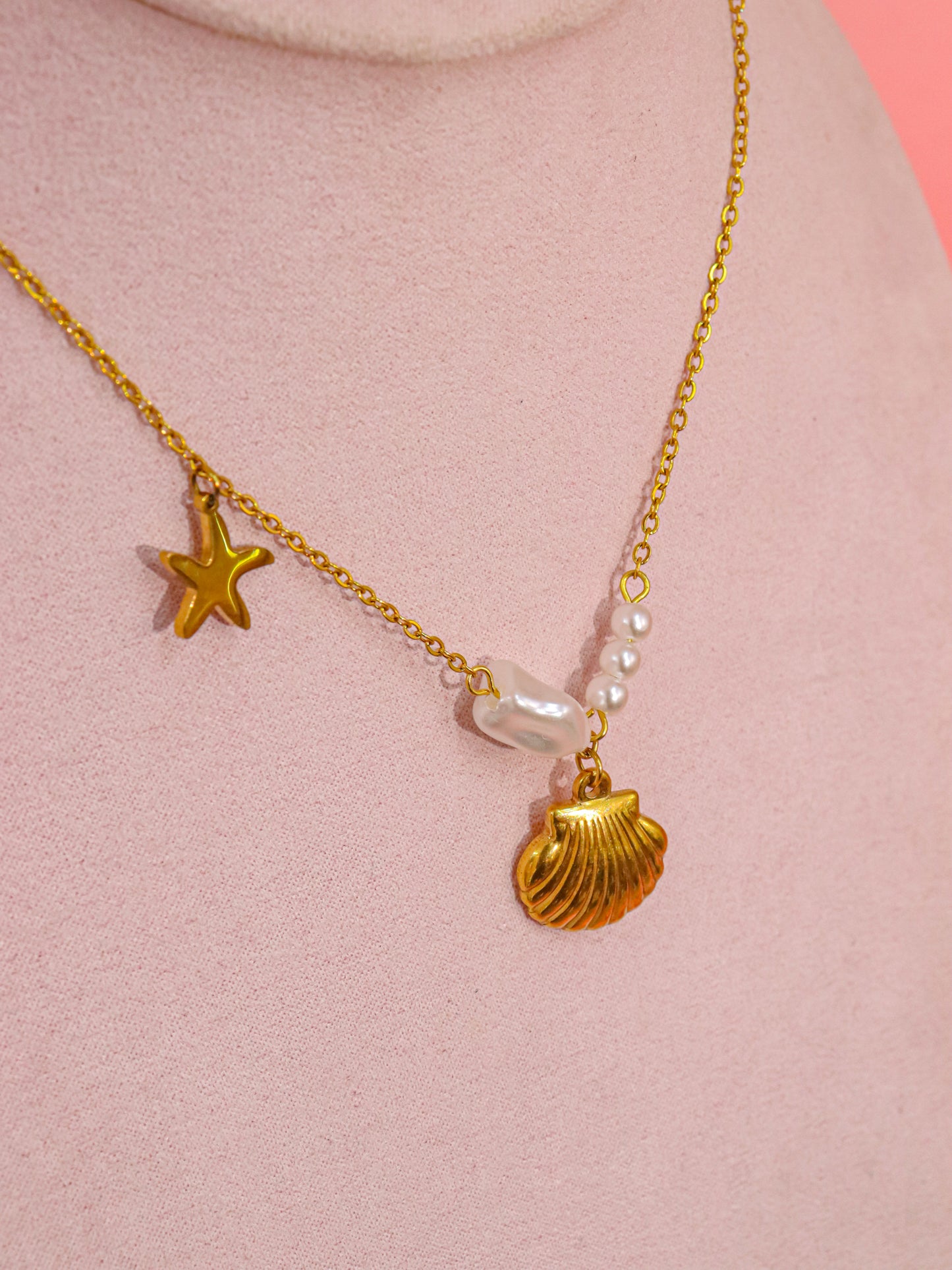 Collar Concha con estrella de Mar
