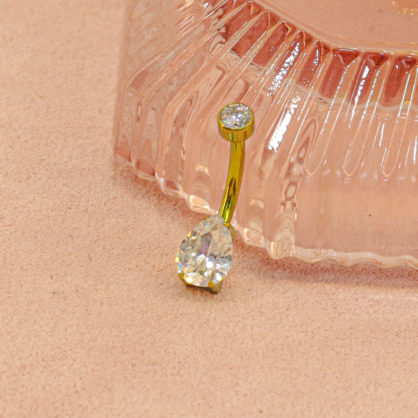 Piercing Ombligo gota - Titanio