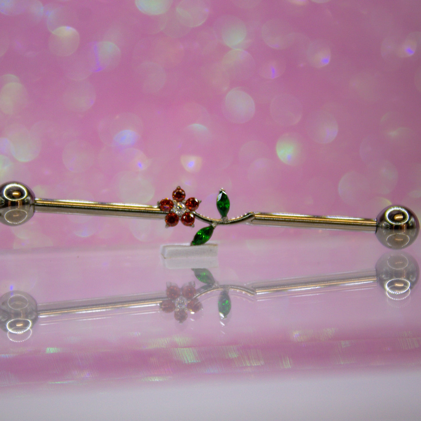 Barbell Industrial Flor completa - Titanio