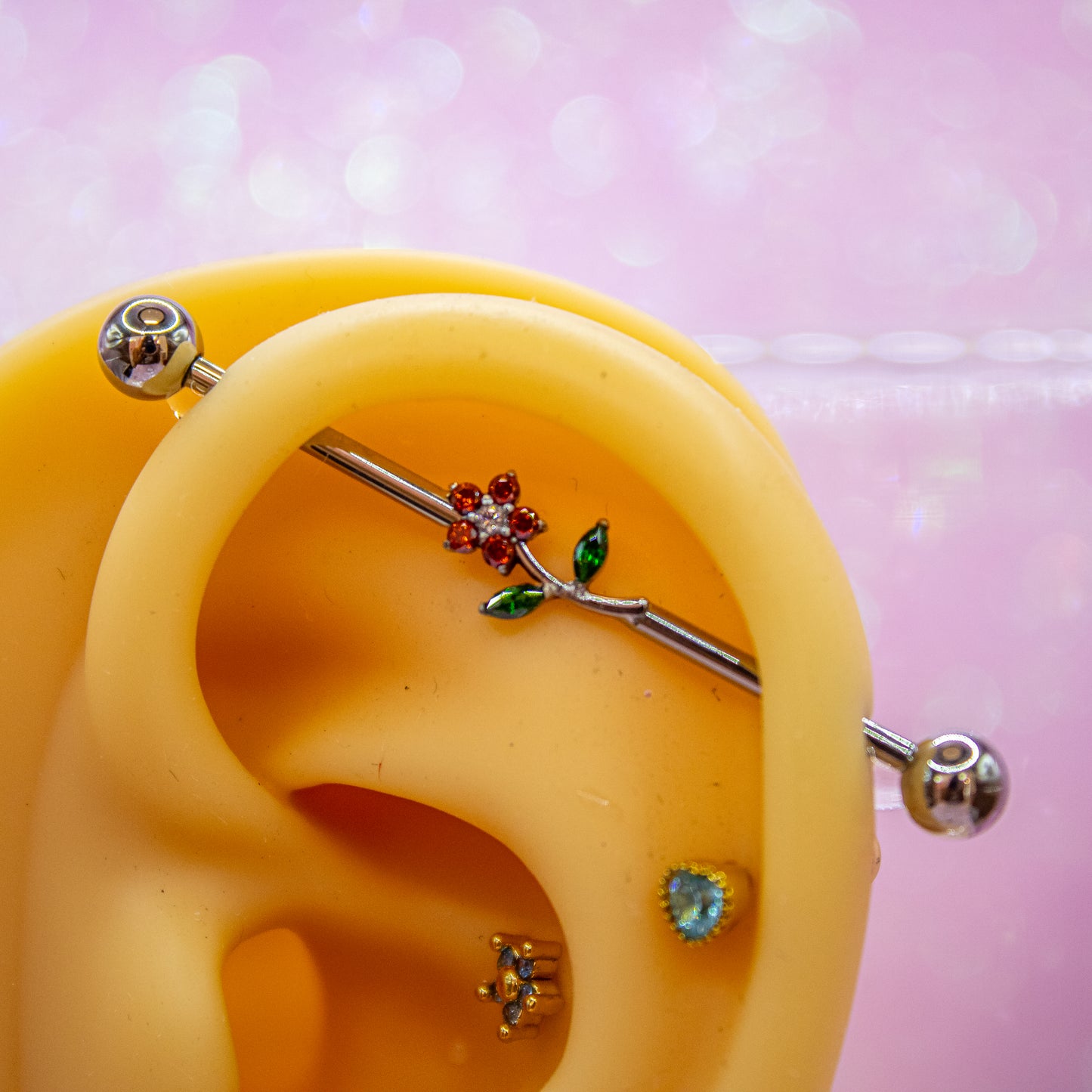 Barbell Industrial Flor completa - Titanio