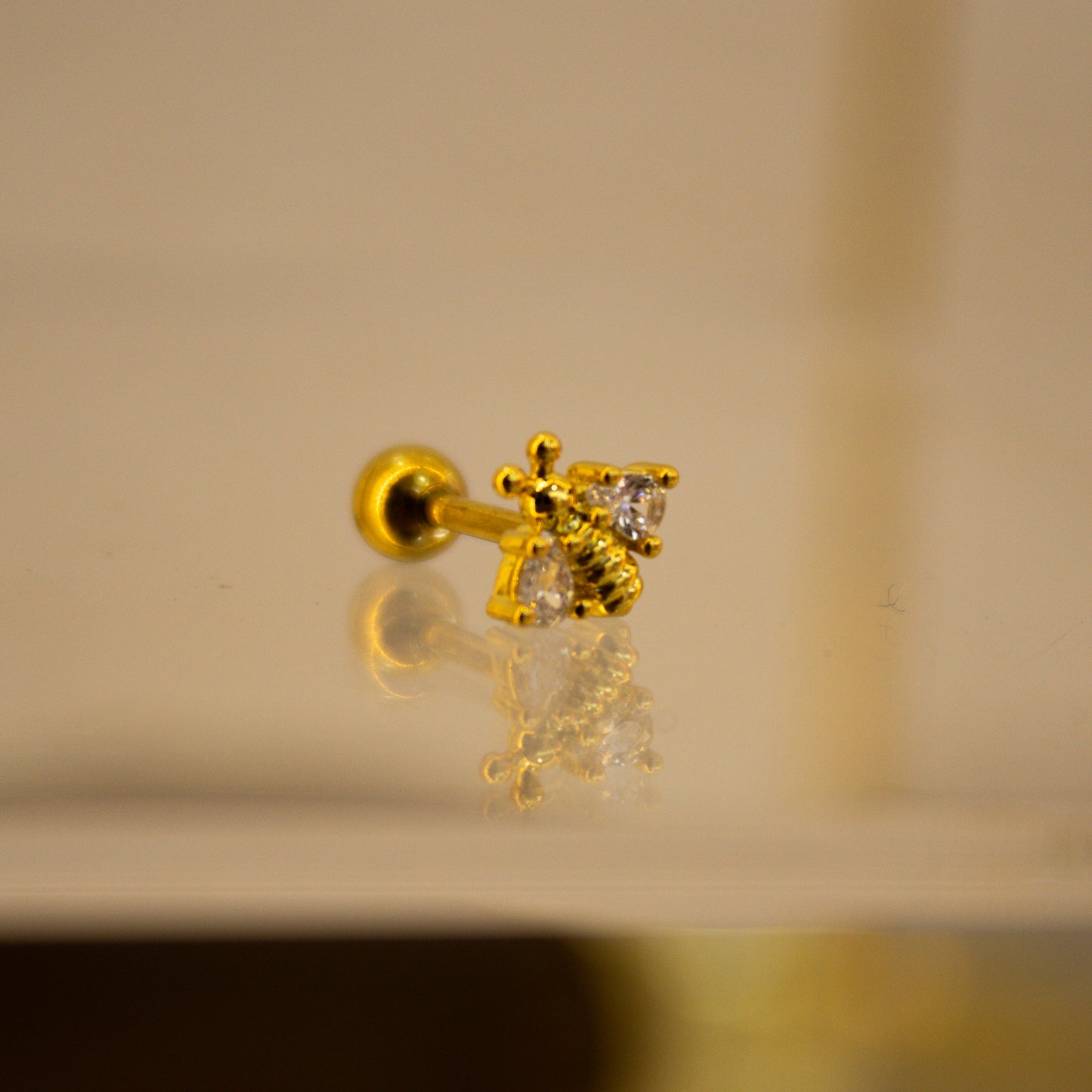 Piercing Abeja - Acero Quirúrgico