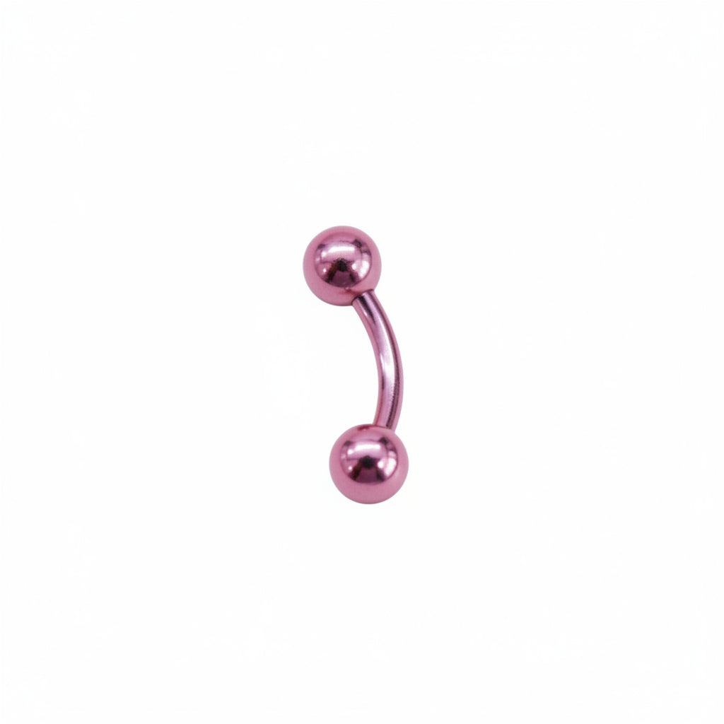 Piercing rosa para Ombligo - Titanio