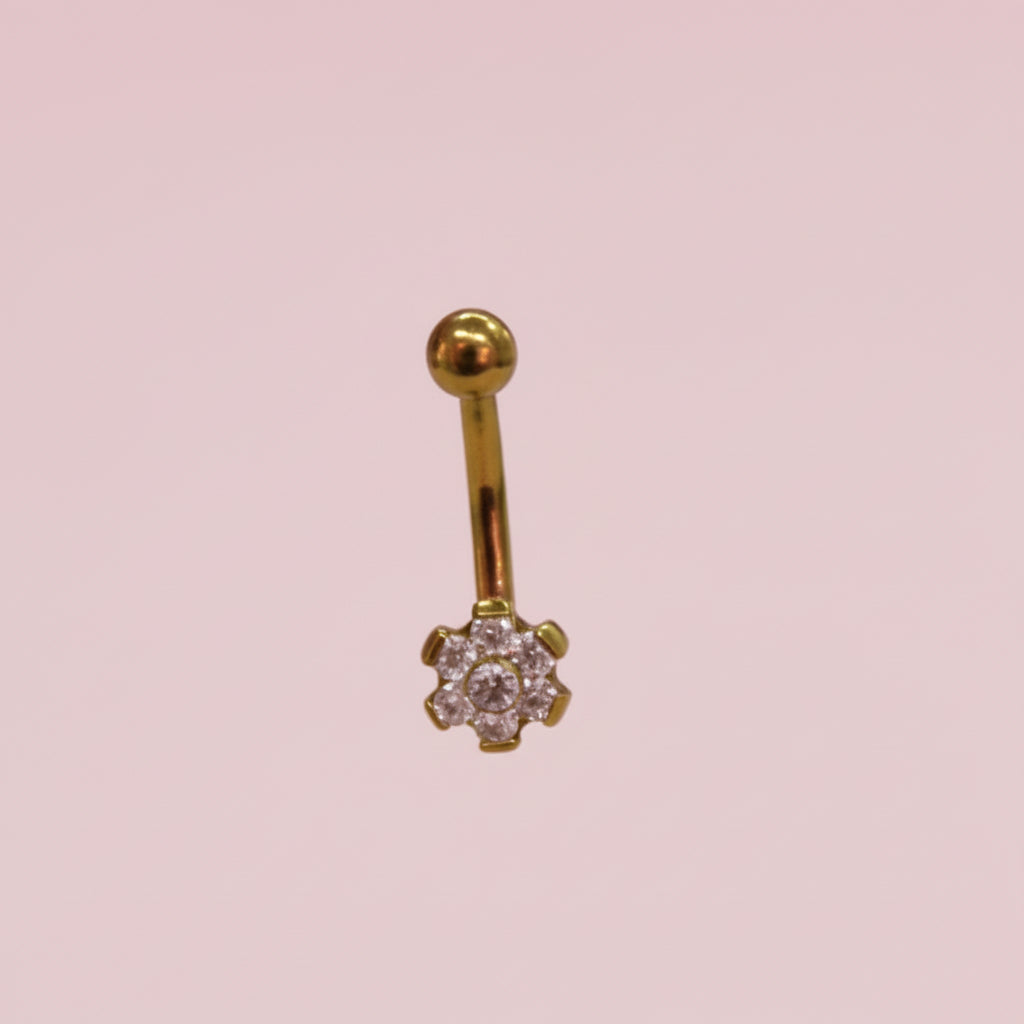 Piercing Banana Flor - Titanio