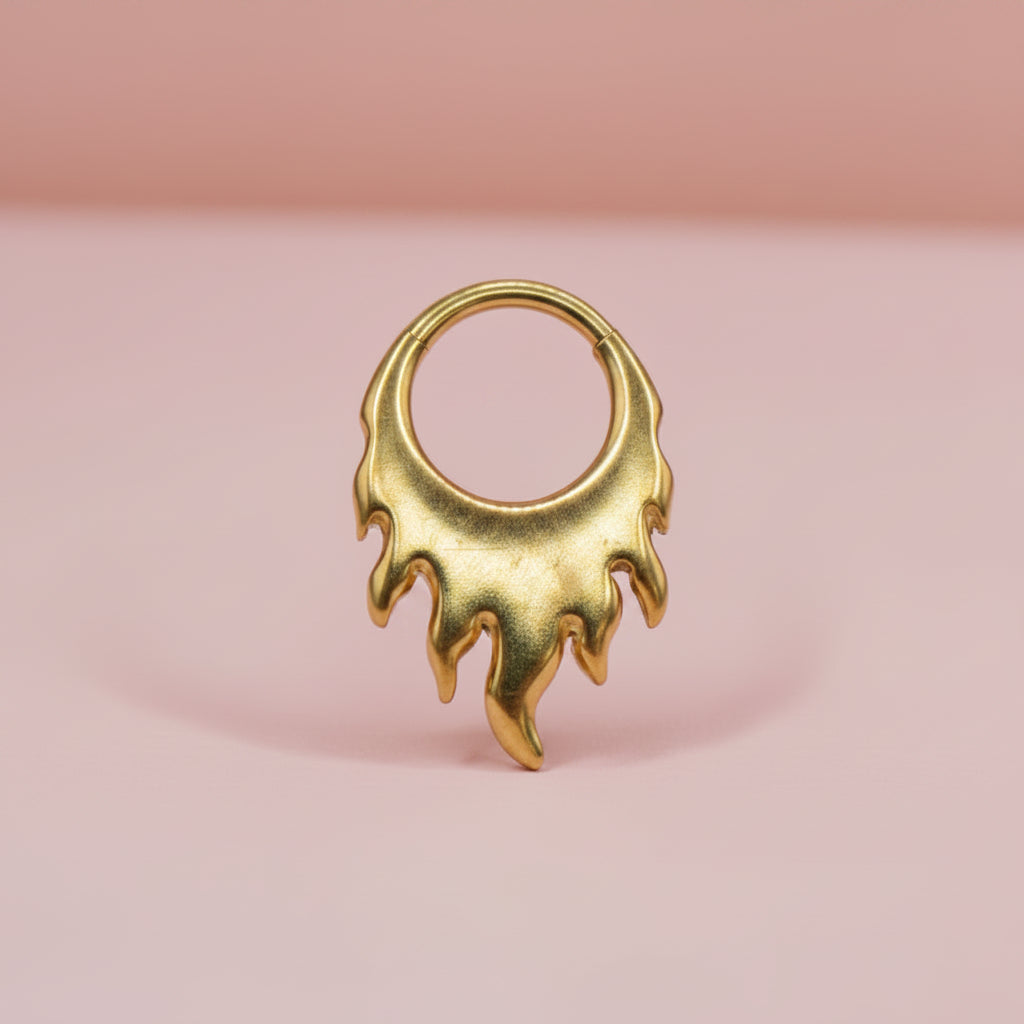 Piercing Aro Fuego - Aleacion Titanio G3