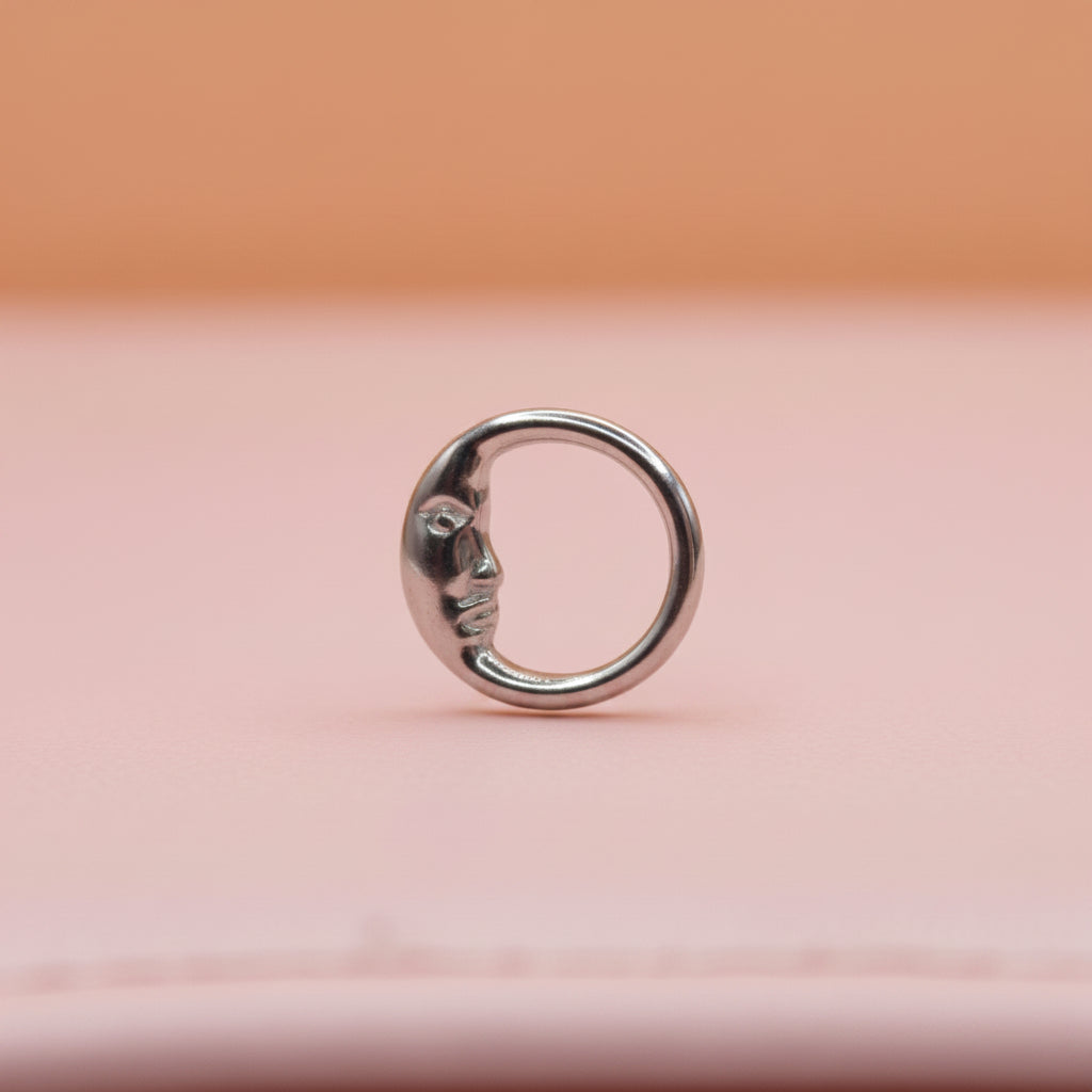 Piercing Aro Luna - Aleacion Titanio G3