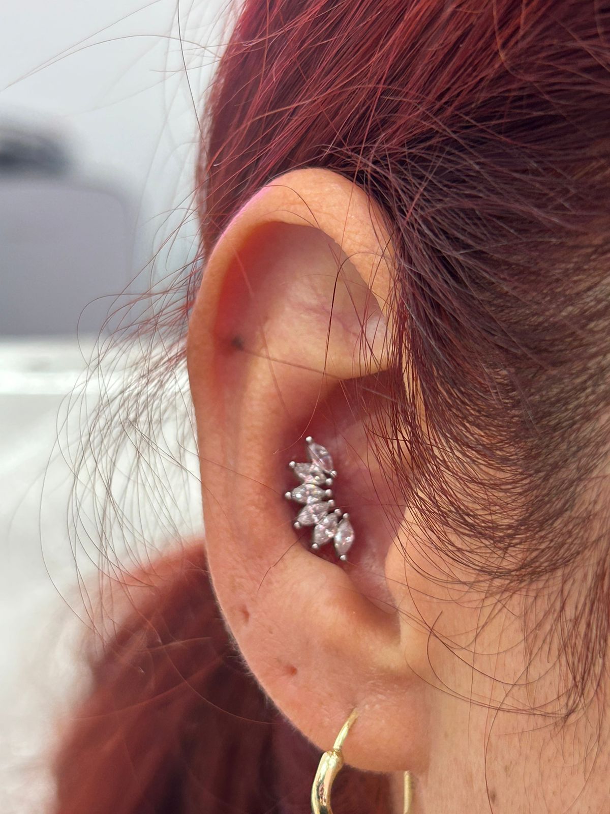 Piercing acero quirúrgico varios diseños plateado