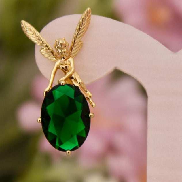 Aretes Tinkerbell - Oro laminado premium 14k