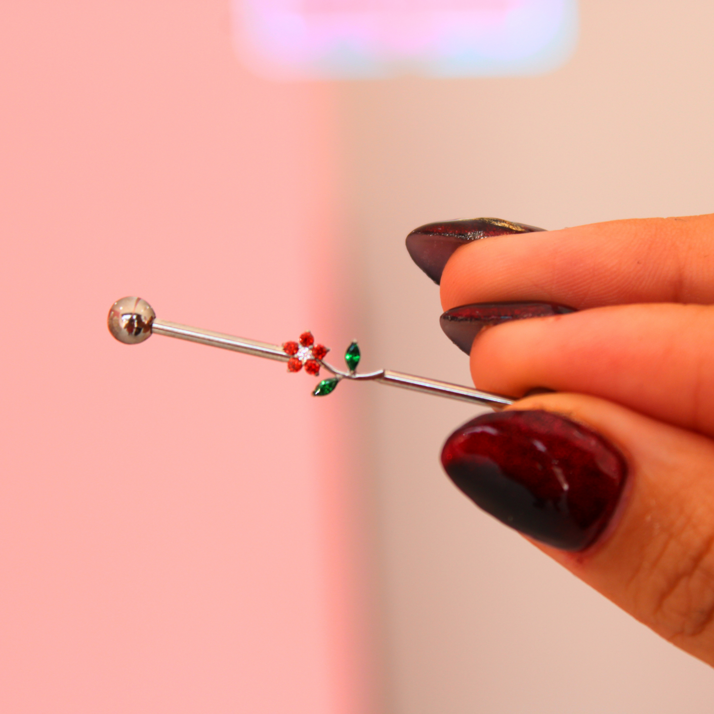 Barbell Industrial Flor completa - Titanio