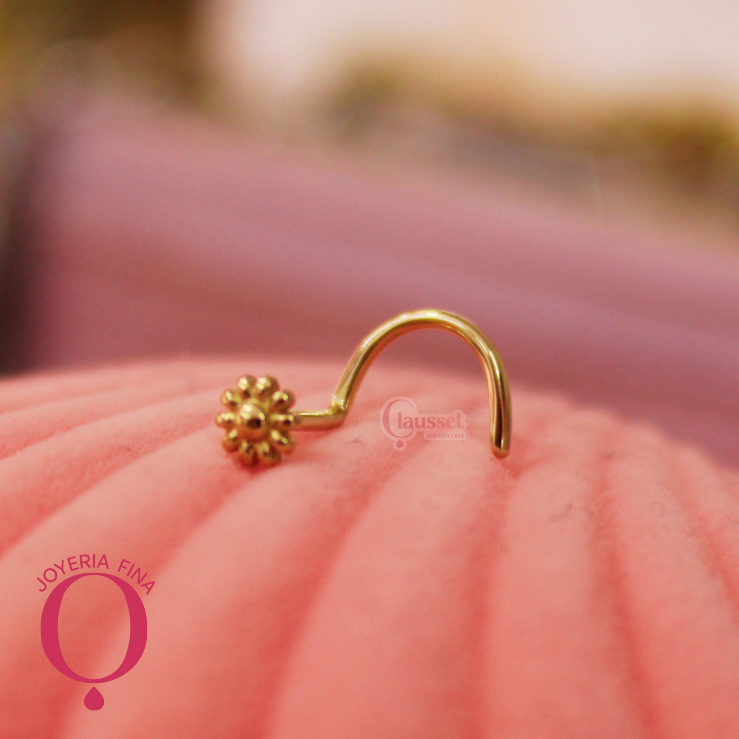 Piercing nostril "Girasol" ORO 14k