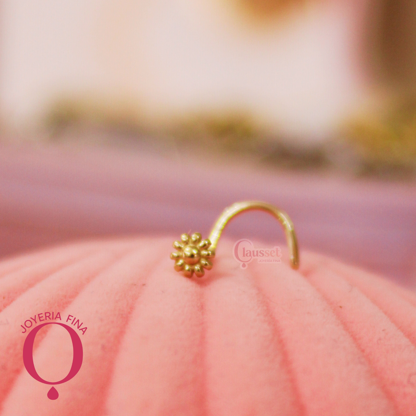 Piercing nostril "Girasol" ORO 14k