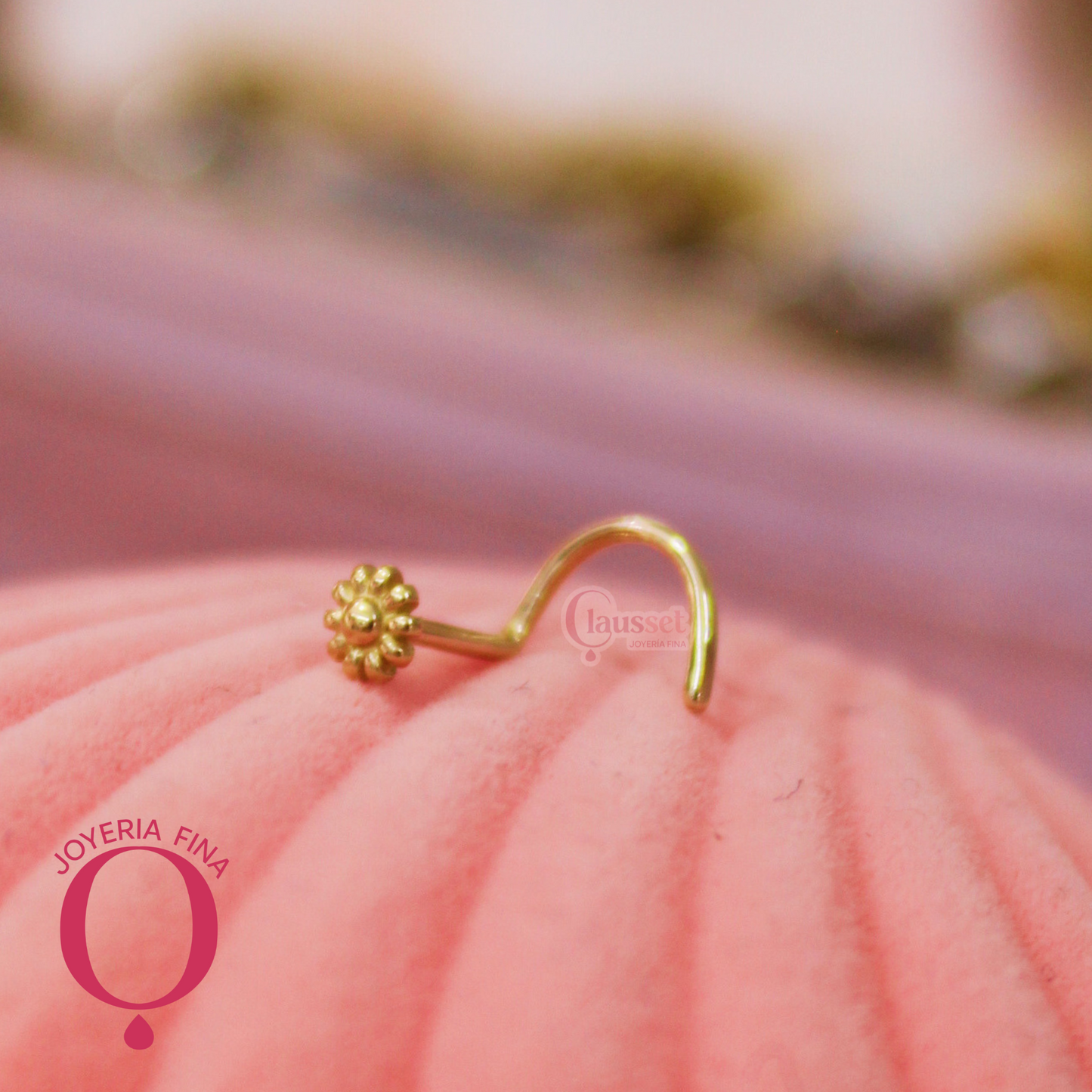 Piercing nostril "Girasol" ORO 14k