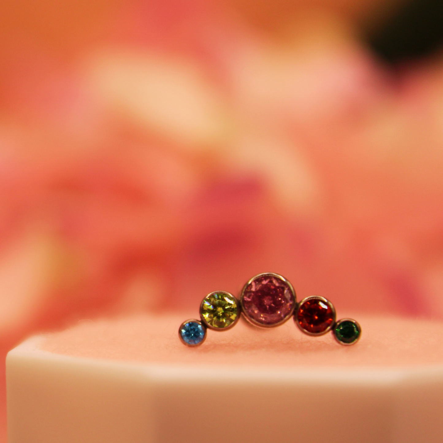 Labret 5 pastillas Arcoiris - Titanio