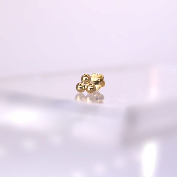 Dormilonas triples G- Oro solido 14k