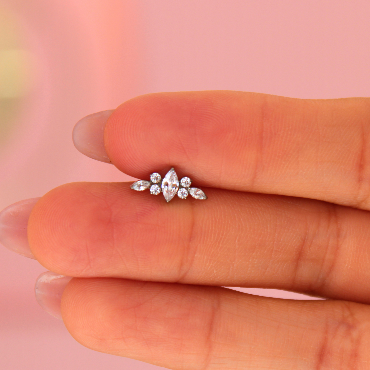 Labret Nave Espacial - Titanio