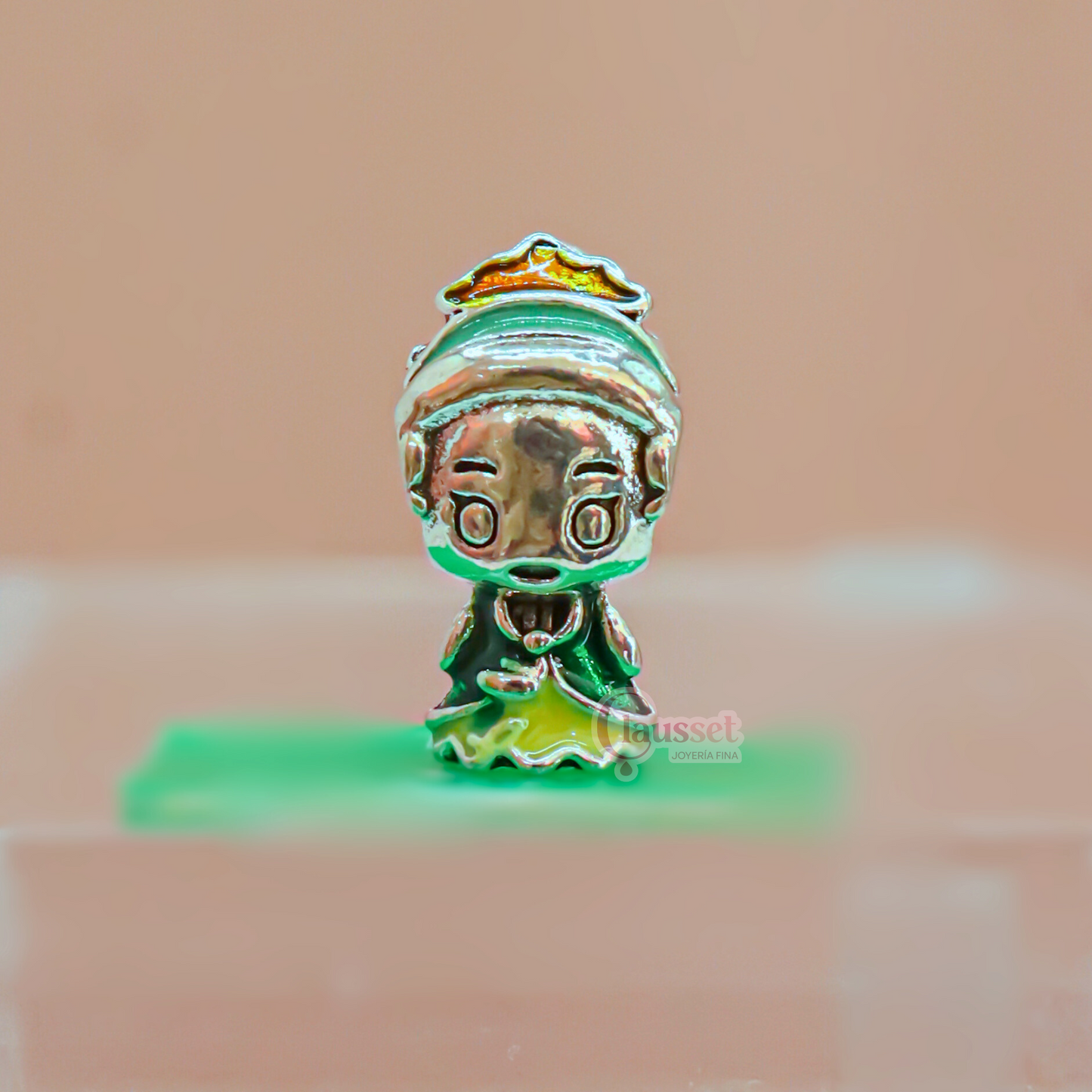 Charm Princesa Tiana Plata .925