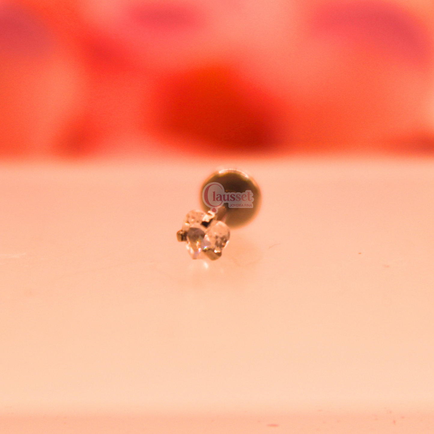 Labret zirconia maxi - Acero quirúrgico