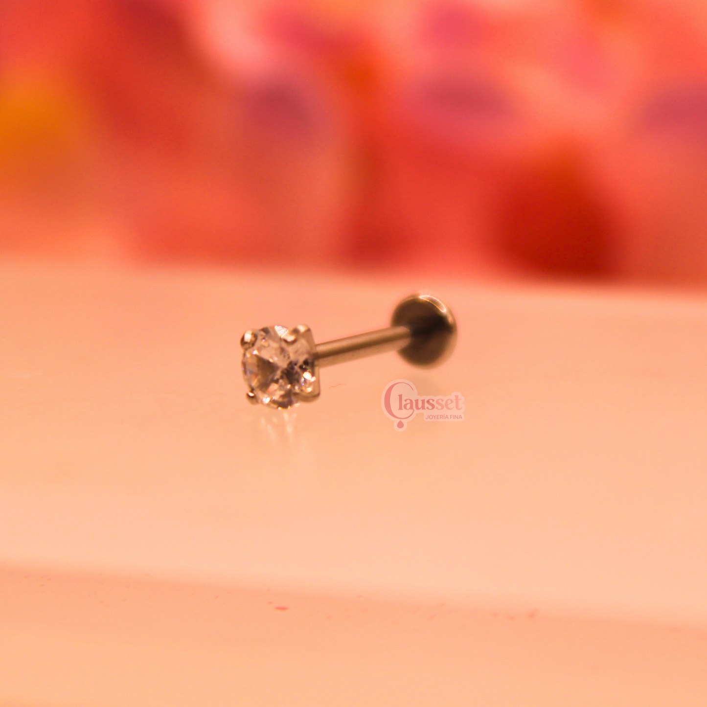 Labret zirconia maxi - Acero quirúrgico
