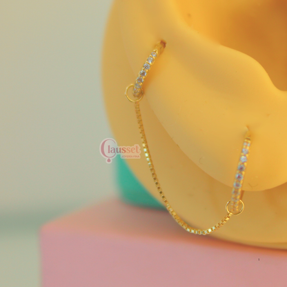 Cadena para piercing - Oro sólido 14k