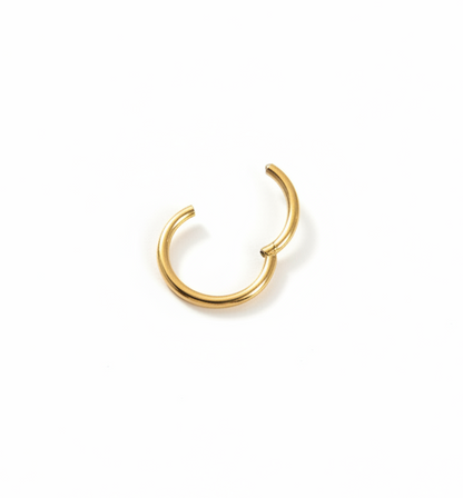 Piercing Aro para oreja/nariz/labio - Titanio (clicker liso)