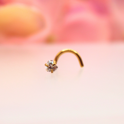 Pieza nostril ZIRCONIA corazón - Acero quirúrgico