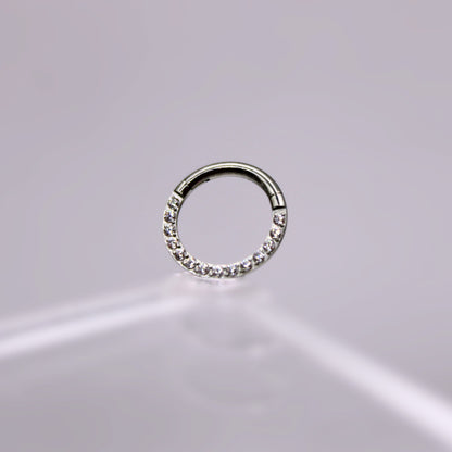 Aro Clicker con Zirconias de frente- Titanio