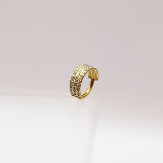Aro Clicker "MATISSE" Titanio- Dorado