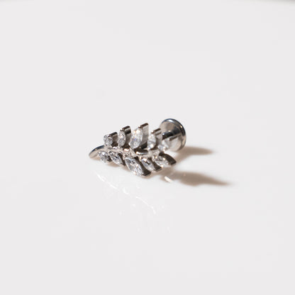 Piercing Fila Hojitas - Titanio (Labret)