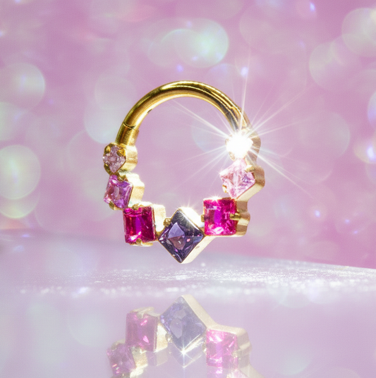 Aro clicker Bugambilia - Titanio