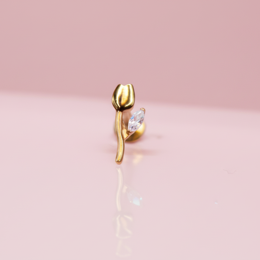 Piercing Tulipán - Titanio
