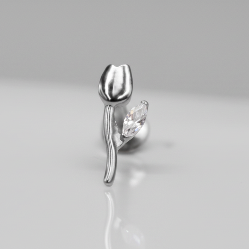 Piercing Tulipán - Titanio