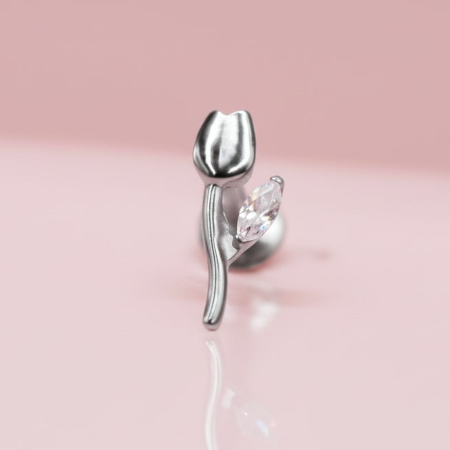 Piercing Tulipán - Titanio