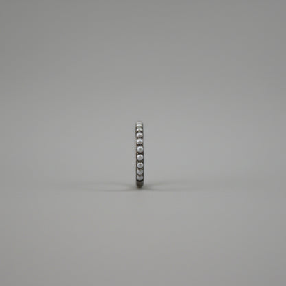 Piercing Aro de perlas - Titanio
