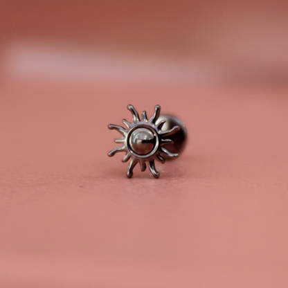 Piercing Sol Plateado - Titanio