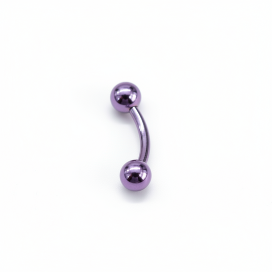 Piercing morado para Ombligo -  Titanio