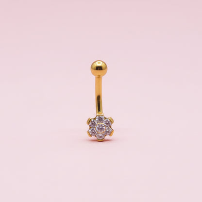 Piercing Banana Flor - Titanio