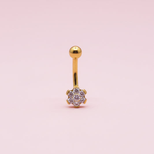 Piercing Banana Flor - Titanio