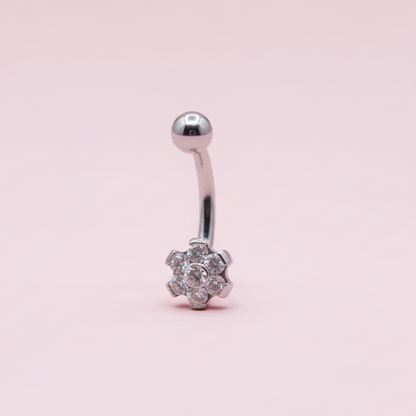 Piercing Banana Flor - Titanio