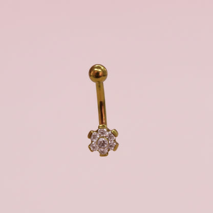 Piercing Banana Flor - Titanio