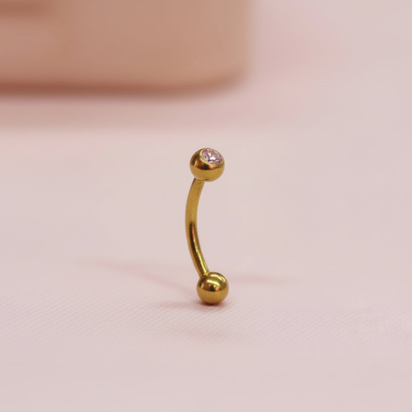 Piercing Banana básico - Titanio